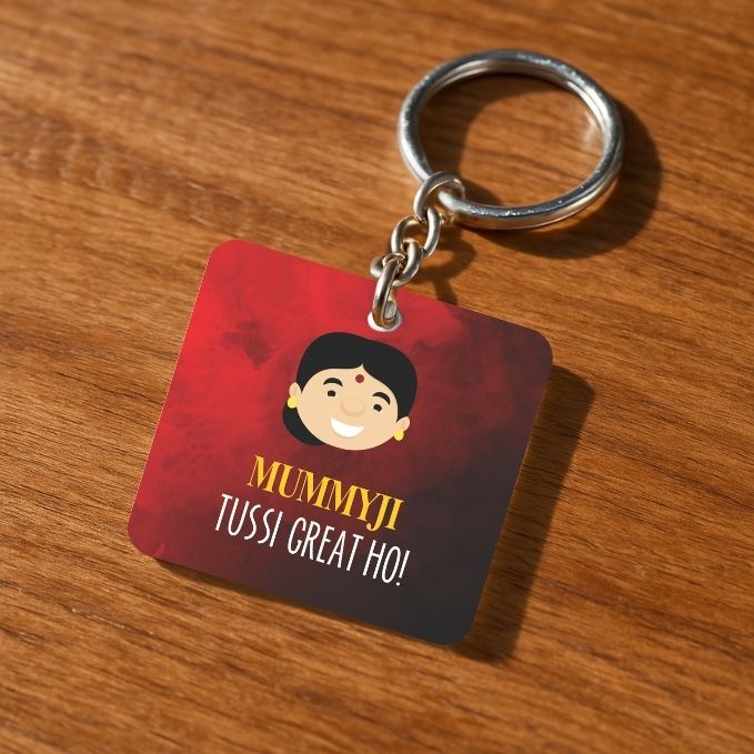 Mummy Ji Tusi Great Ho Keychain