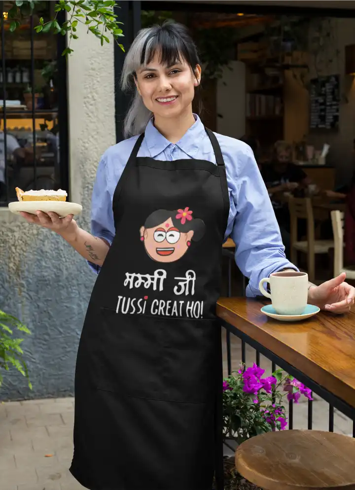 Mummy Ji Tussi Great Ho Kitchen Chef Apron