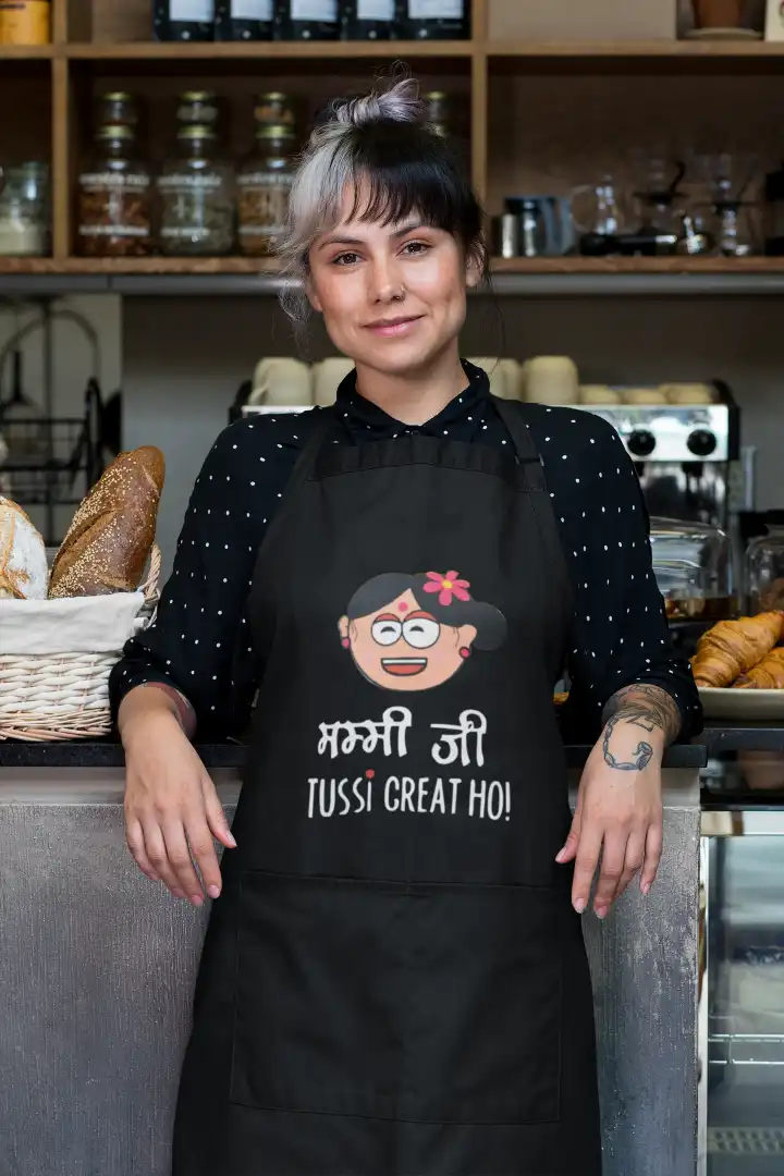 Mummy Ji Tussi Great Ho Kitchen Chef Apron