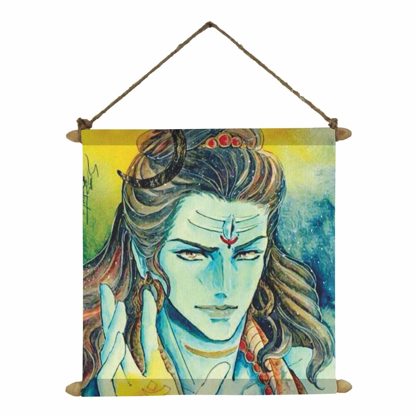 Musing-Shiva-Canvas-Scroll