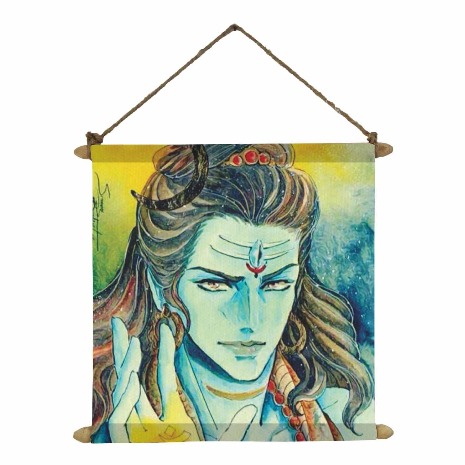 Musing-Shiva-Canvas-Scroll