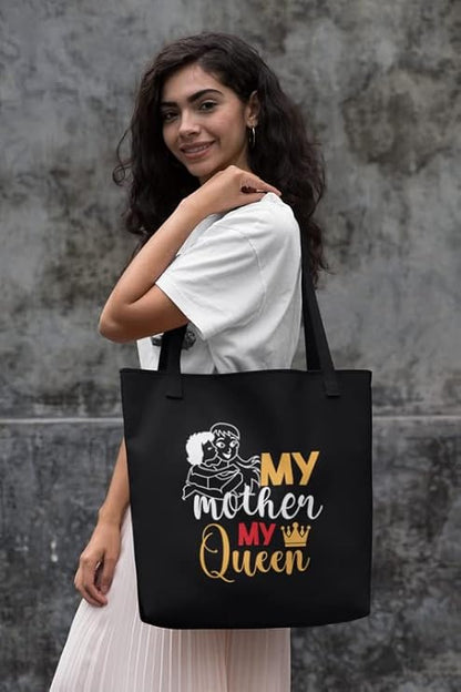 My Mom My Queen Tote Bag