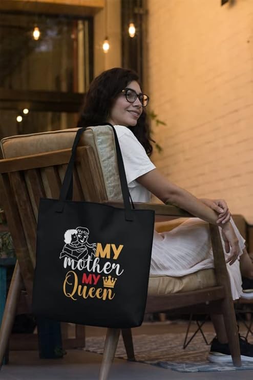 My Mom My Queen Tote Bag