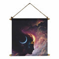 Mystic Shiva Canvas Scroll - Spiritual Wall Decor