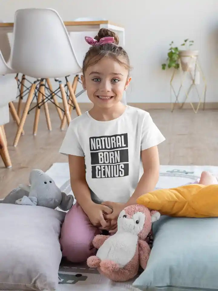 Natural Born Genius Unisex Drifit Kid T-shirt