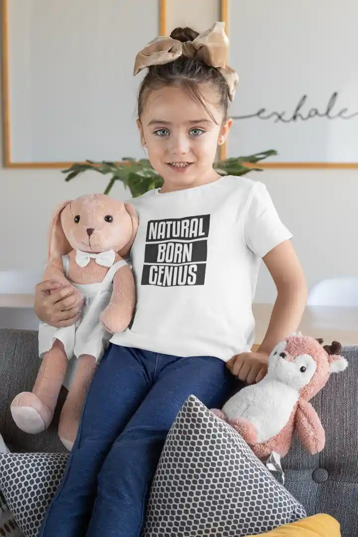 Natural Born Genius Unisex Drifit Kid T-shirt