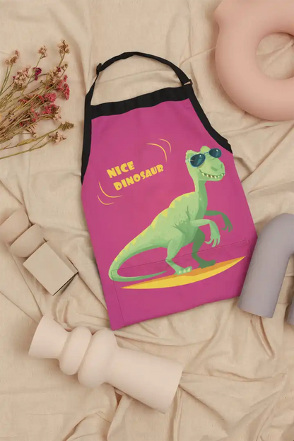 Nice Dinosaur Kids Apron