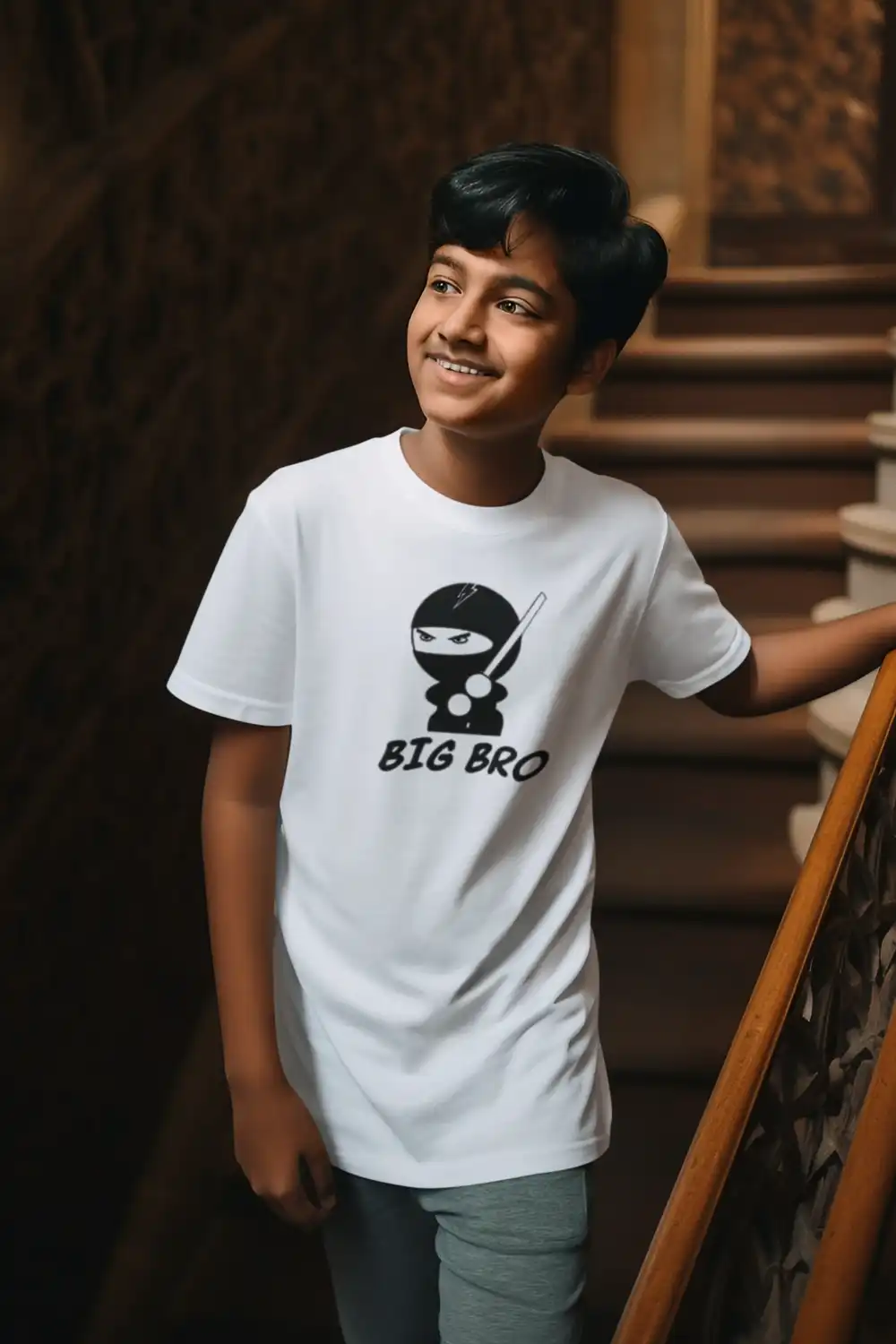 Ninja Big Bro Boys Drifit T-shirt