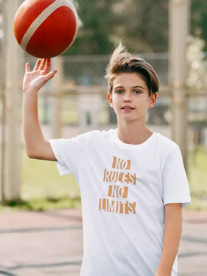 No Rules No Limits Unisex Drifit Kid T-shirt