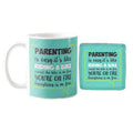 Parenting Like Riding a Bike Coffee Mug for New Mom