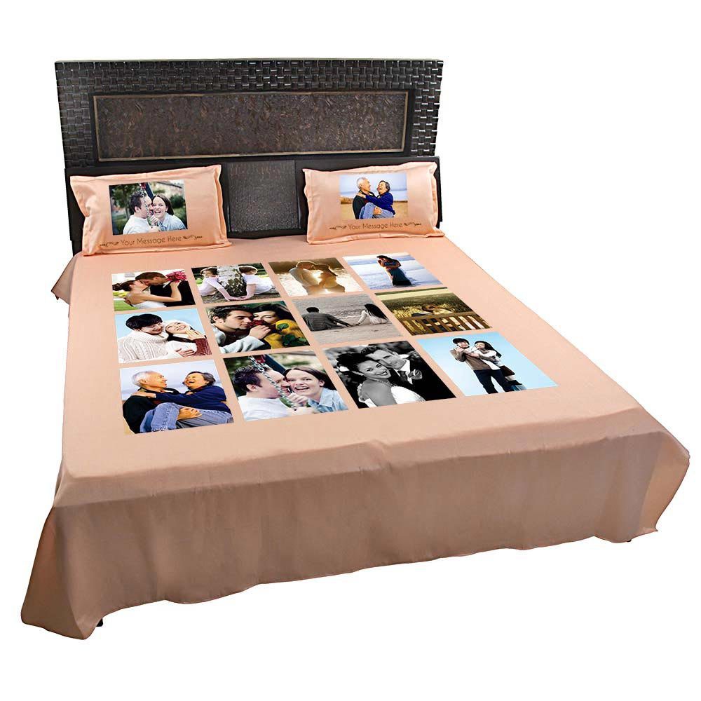 Personalised-12-Photo-Collage-With-Pillow-Cover-Peach-1