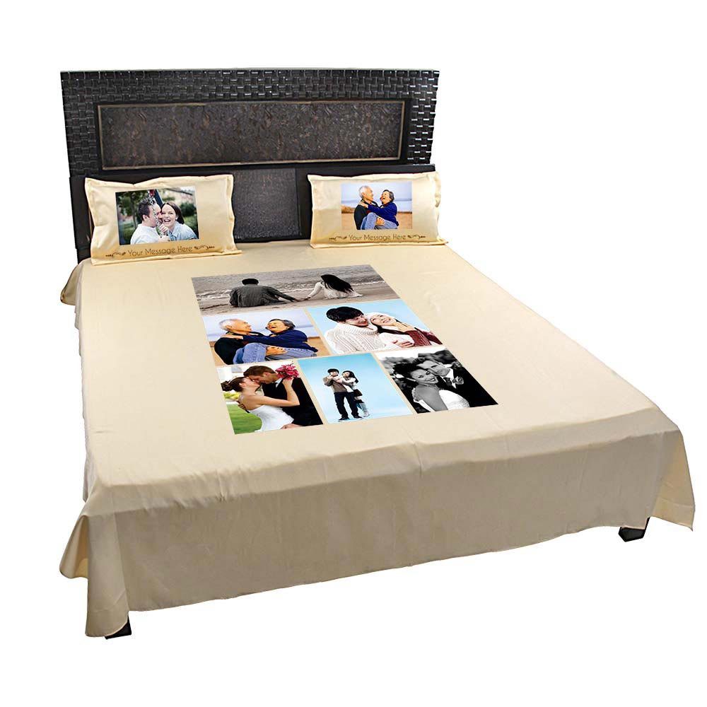 Personalised-6-Photo-Collage-Bedsheet-Mango-1