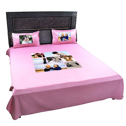 Personalised-7-Photo-Collage-Bedsheet-Pink-1