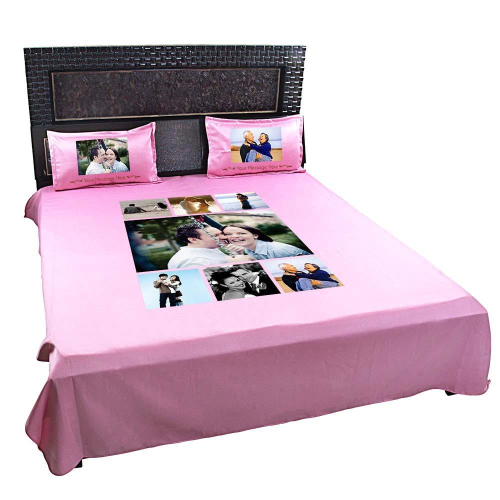 Personalised-7-Photo-Collage-Bedsheet-Pink-3