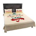 Best Dad in the World Bedsheet with Pillow Covers