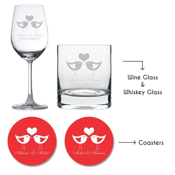 Personalised-Love-Birds-Wine-Glass-Whiskey-Glass-With-Coaster