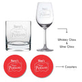 Personalised Magic Potion Wine & Whiskey Glasses Set