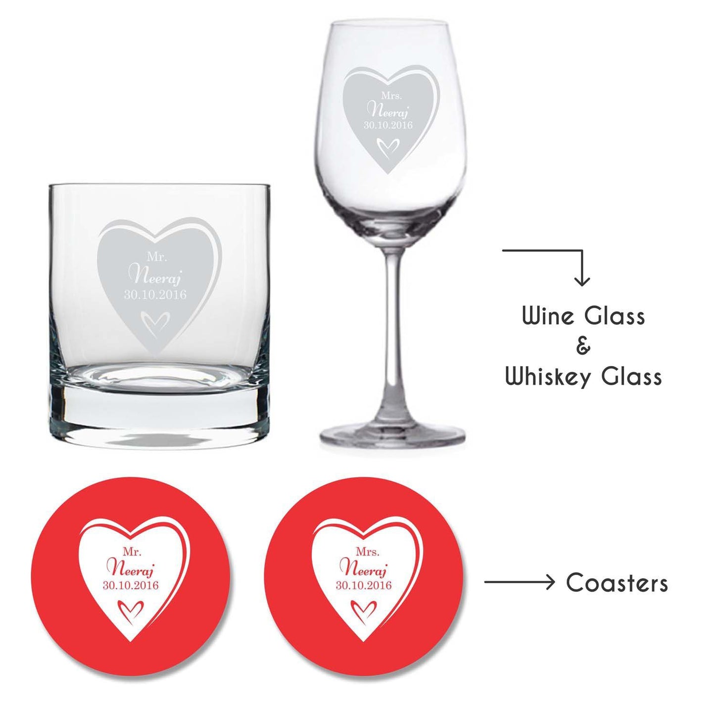 Personalised-Mr-And-Mrs-Love-Wine-Glass-Whiskey-Glass-With-Coaster
