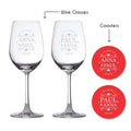 Our Wedding Personalised Wine Glasses Set of 2