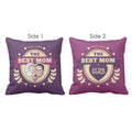Personalised Best Mom In The World Cushion Cover, Both-Side Printed