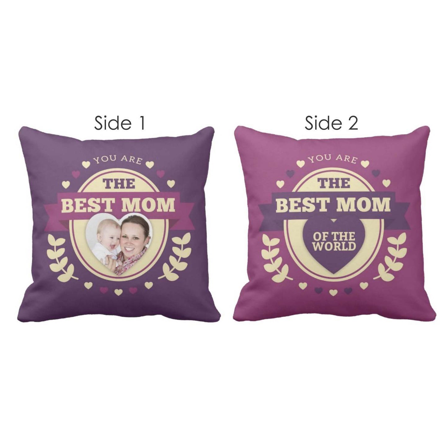 Personalised-The-Best-Mom-In-The-World-Cushion-Cover-Both-Side-Printed