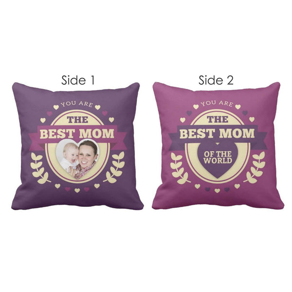 Personalised-The-Best-Mom-In-The-World-Cushion-Cover-Both-Side-Printed