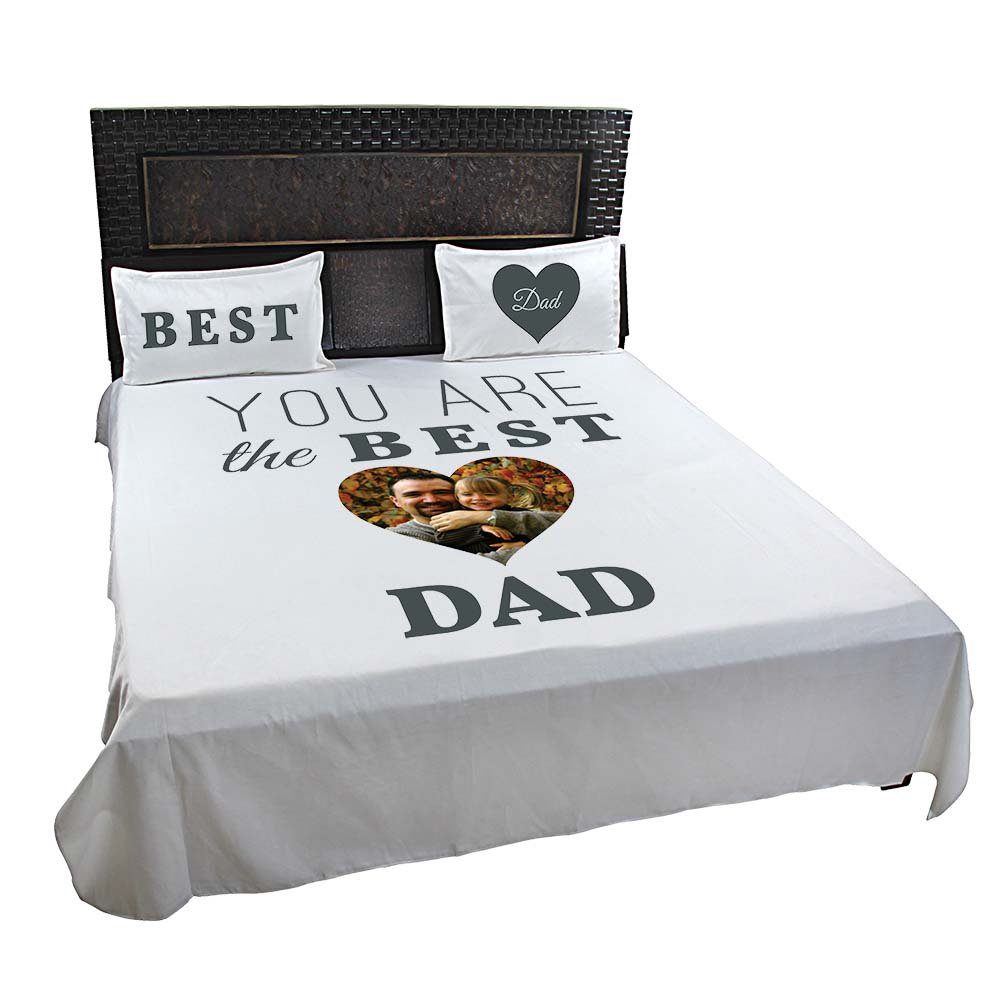 Personalised-You-Are-The-Best-Dad-Bedsheet-White