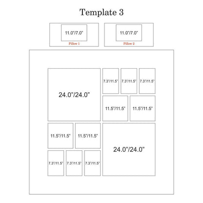 Personalized-10-Photo-Collage-Double-Bed-sheet-_Template-3