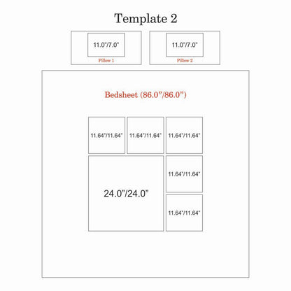 Personalized-6-Photo-Collage-Double-Bed-sheet-with-Pillow-Covers_Template-2