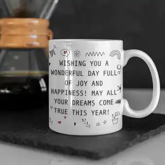 Personalized Birthday Coffee Mug