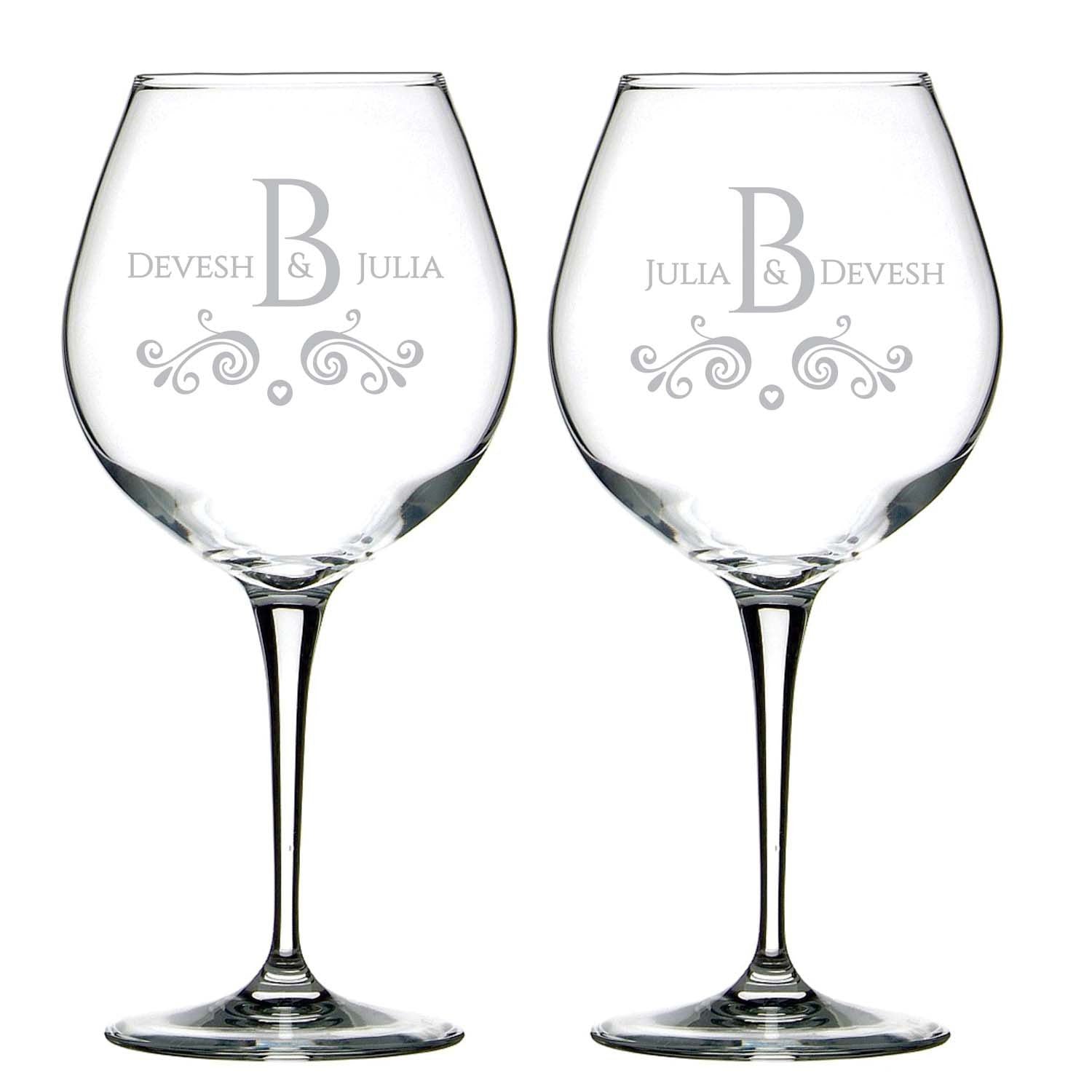 Personalized-Floral-Wedding-Anniversary-Wine-Glasses