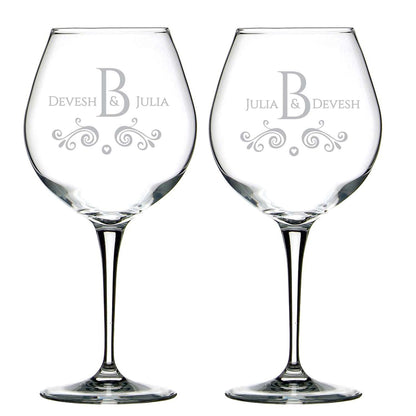 Personalized-Floral-Wedding-Anniversary-Wine-Glasses
