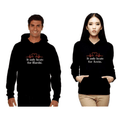 Personalised Heartbeat Couple Hoodies Set for Him and Her