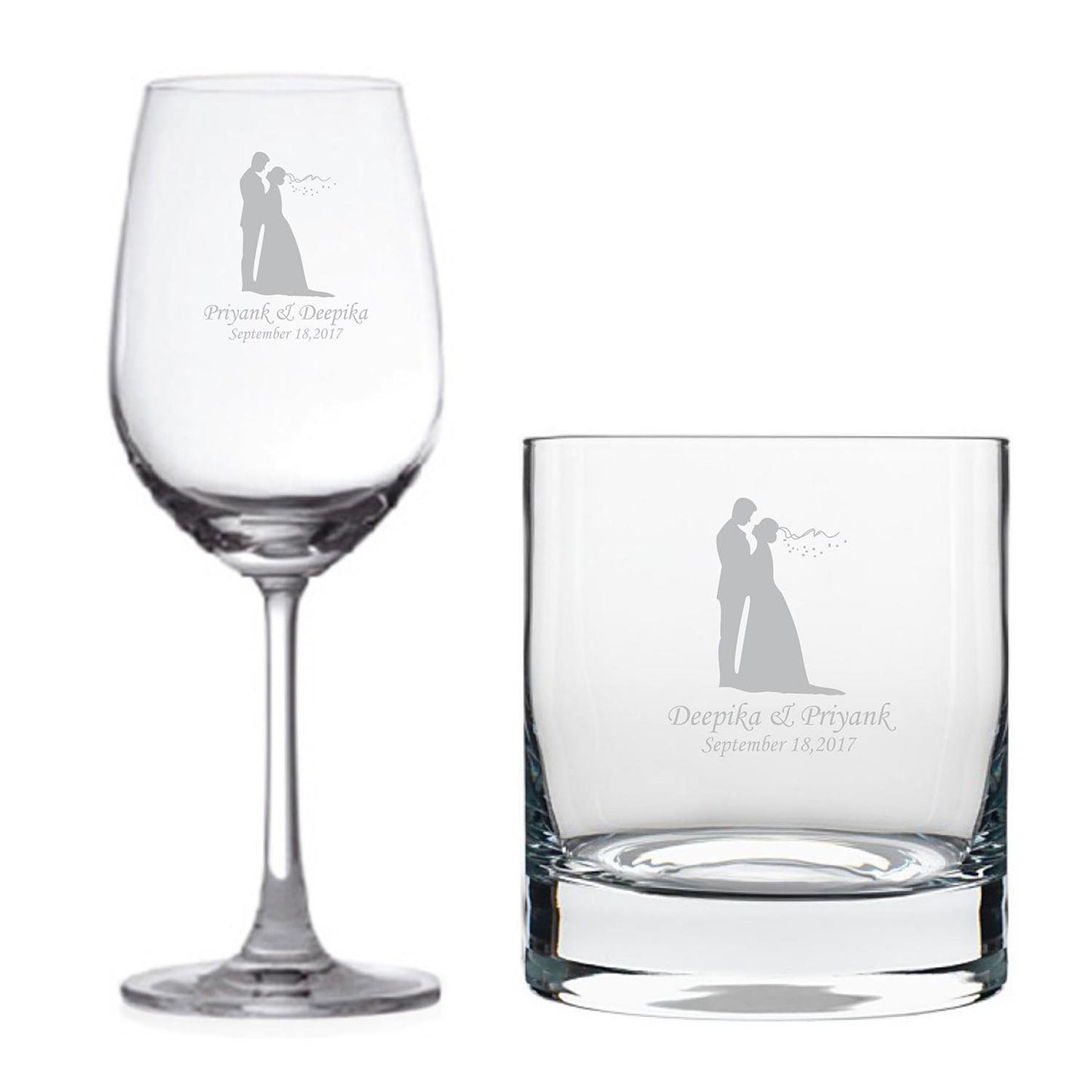 Personalized-Just-Married-Couple-Wine-Whiskey-Glasses