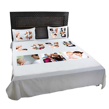 Personalized-Love-Photo-Collage-Bedsheet-White