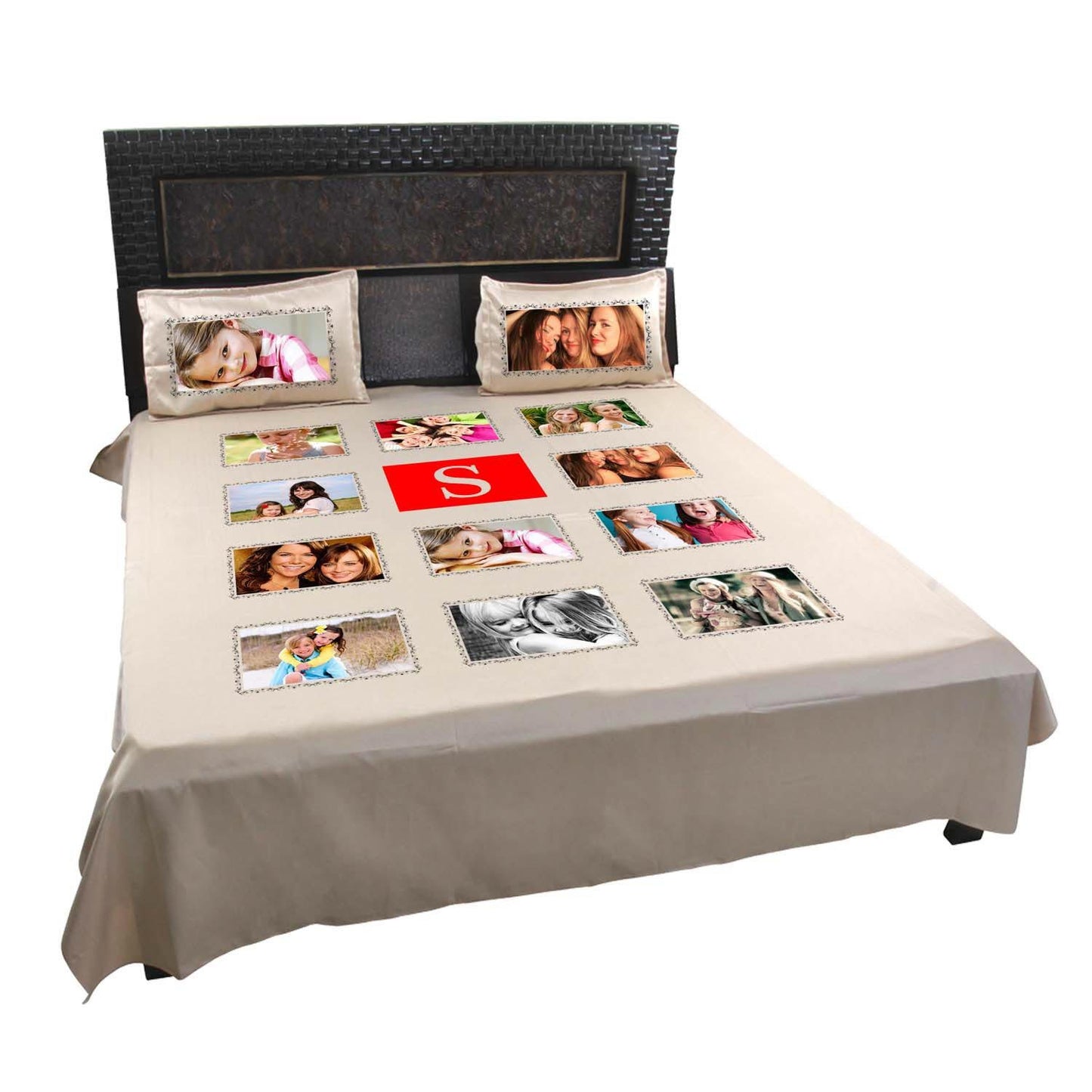 Personalized-Monogram-Photo-Bedsheet-Beige