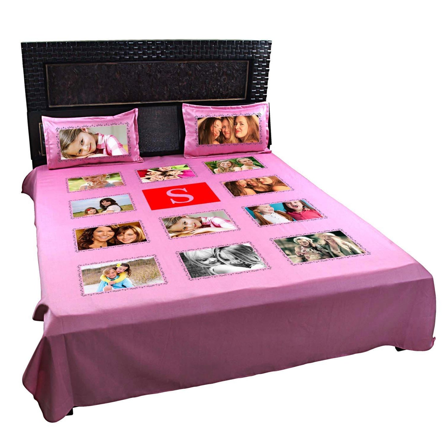 Personalized-Monogram-Photo-Bedsheet-pink