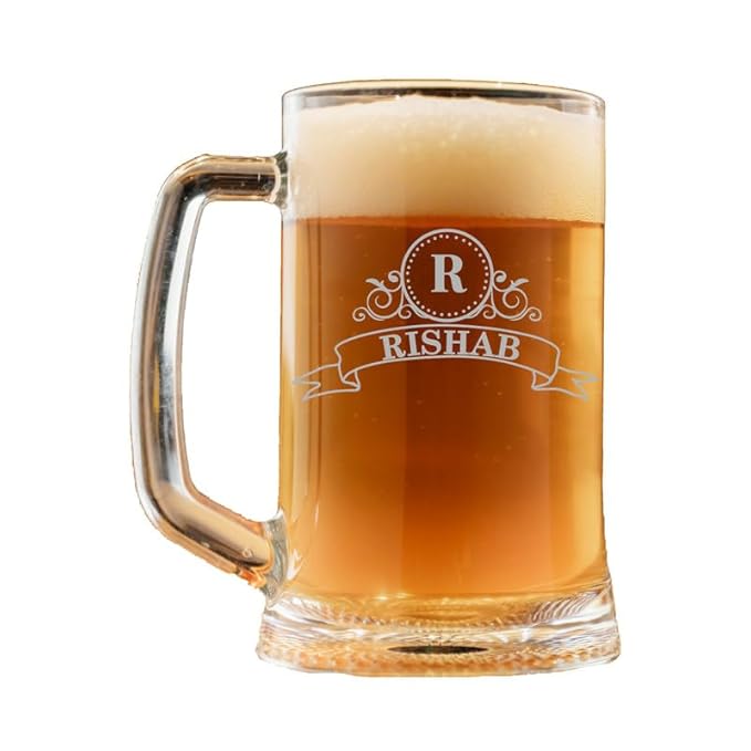 Personalized Name Engraved Beer Mug