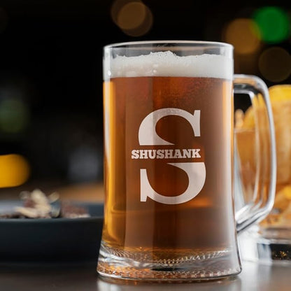 Personalized Name Engraved Beer Mug