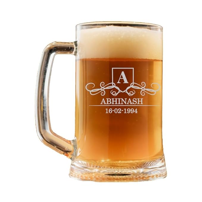 Personalized Name Engraved Beer Mug