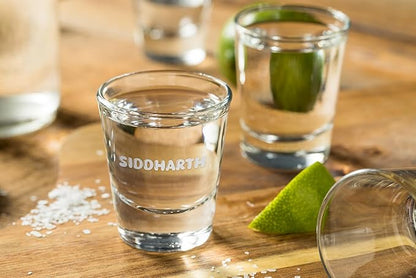 Personalized Name engraved Shot Glasses