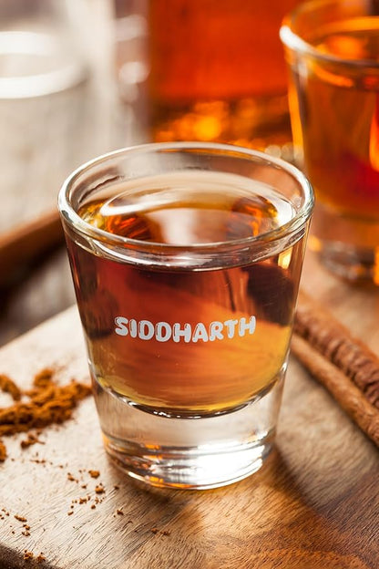 Personalized Name engraved Shot Glasses