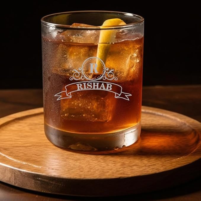 Personalized Name engraved Whiskey Glasses