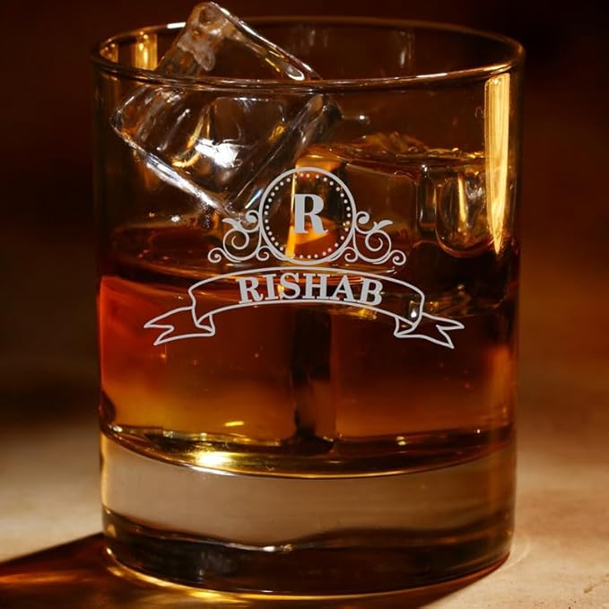 Personalized Name engraved Whiskey Glasses