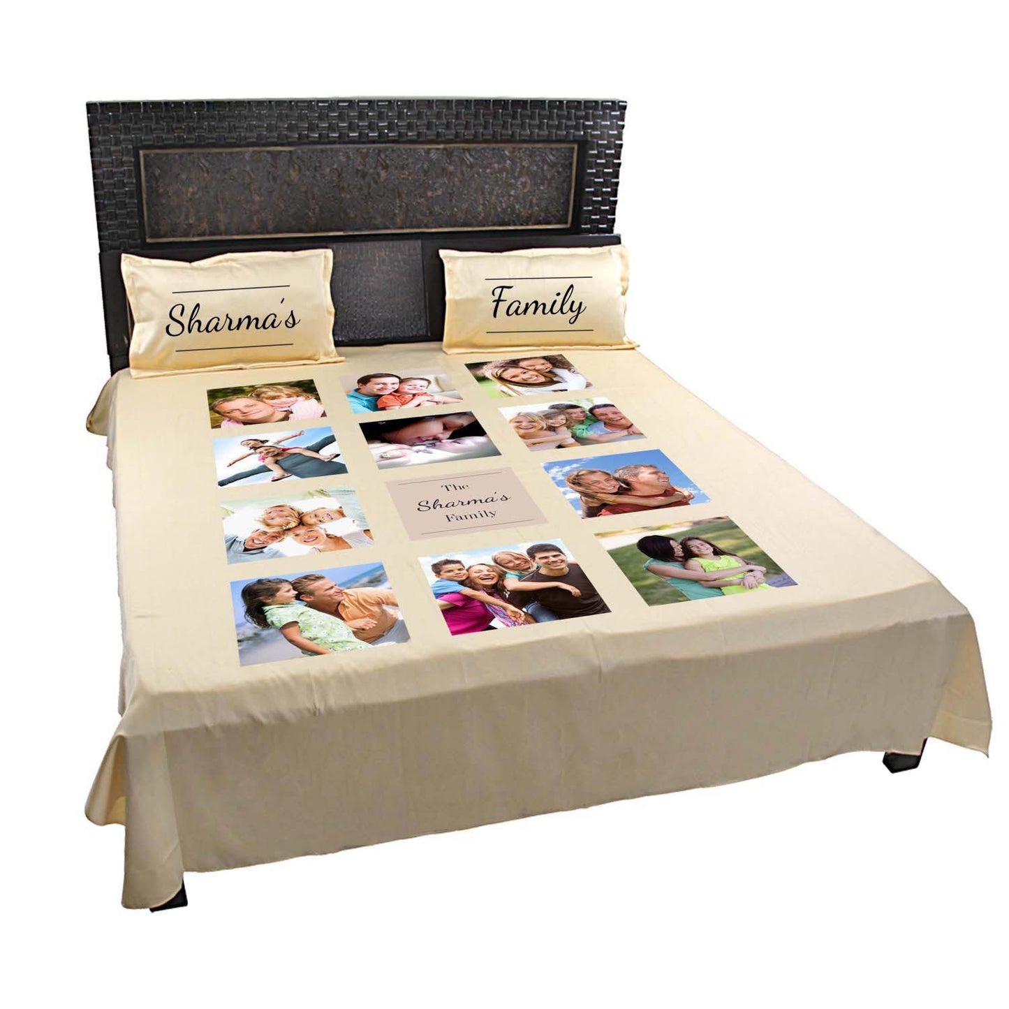 Personalized-Photo-Bed-Sheet-for-Family-Mango