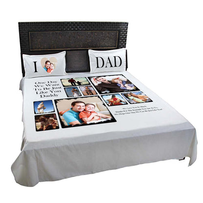 Personalized-Photo-Bedsheet-for-Loving-Dad-White-1