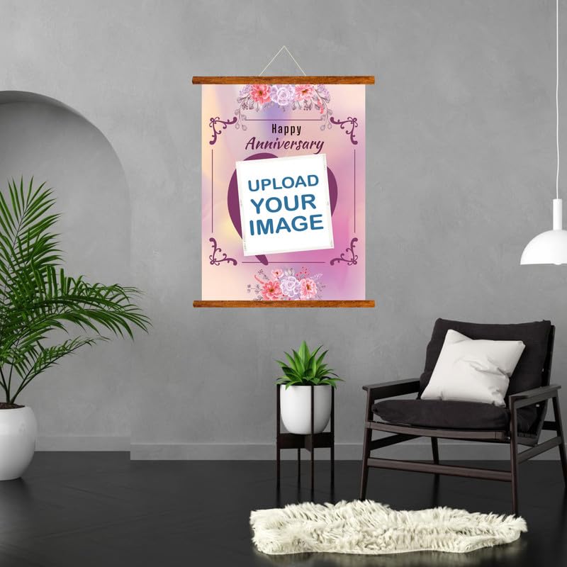 Personalized Pink Anniversary Scroll