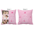 Personalised Queen Mother Cushion Cover, Double-Side Printed
