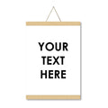 Personalised Canvas Scroll Wall Art 18 x 18 Inch