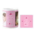 Personalised Queen of My Heart Coffee Mug for Mom